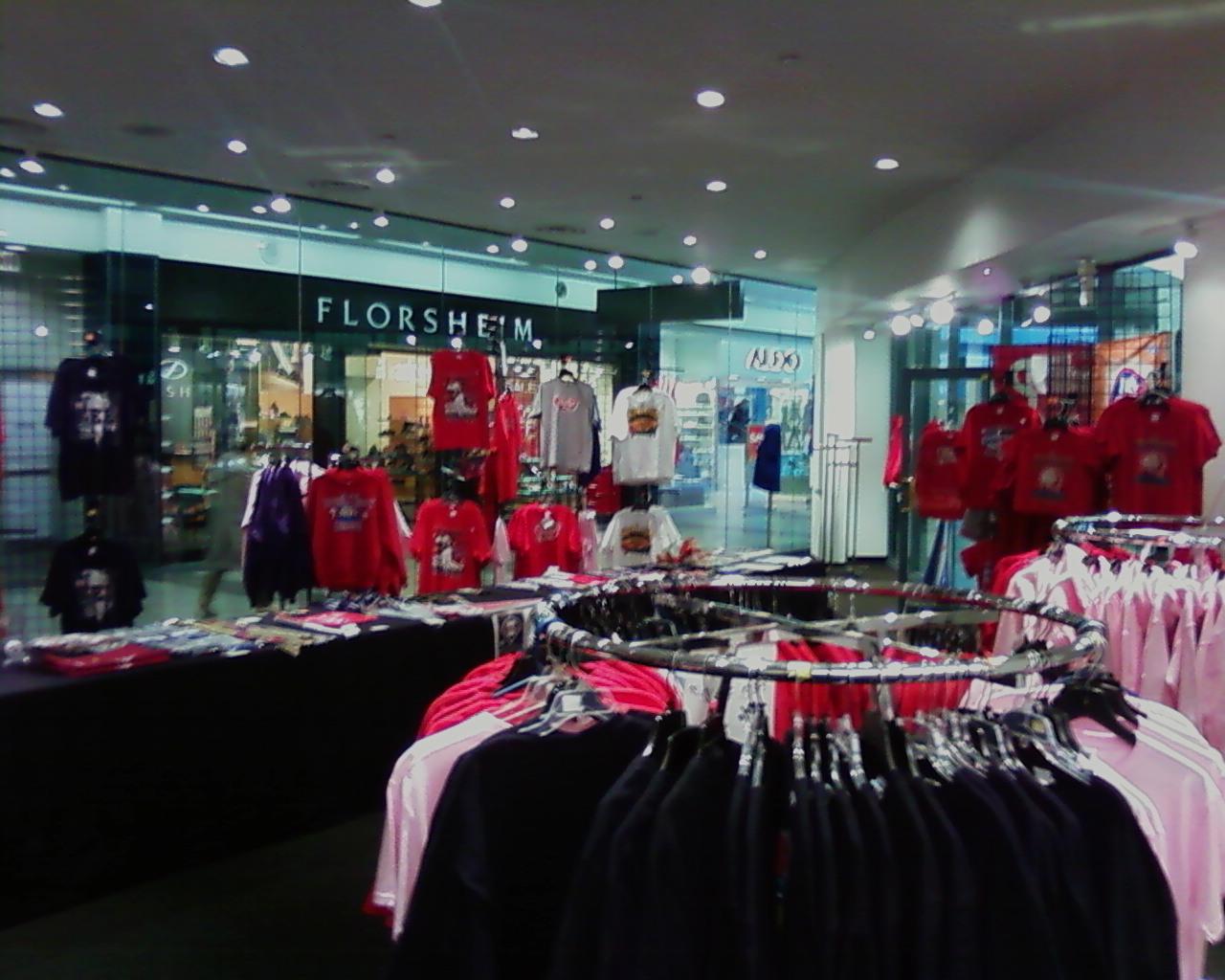 Stadium concourse retail booth